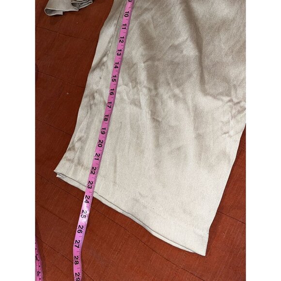 Joie Tan Wide Leg Lightweight Relaxed Fit Elastic Waist Women's Pants Size S - Picture 8 of 10